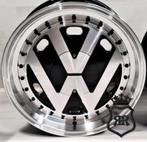 17 inch 4x100 JF Luxury velgen A57 / VW logo velgen, Nieuw, 17 inch, Velg(en), Ophalen of Verzenden
