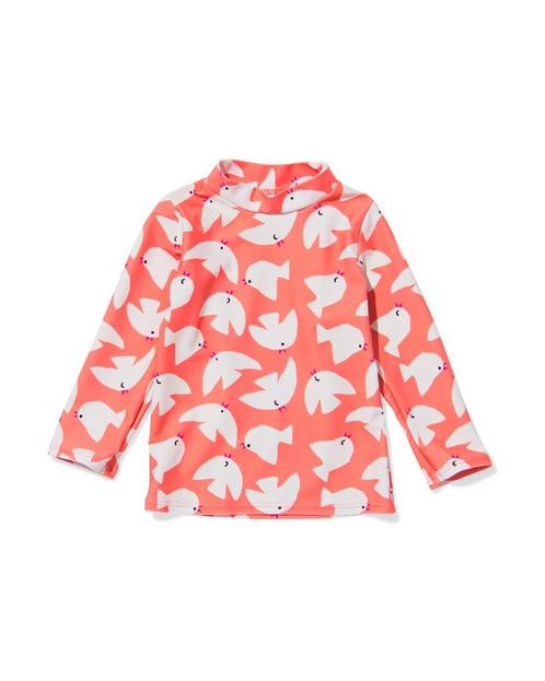 HEMA Babyshirt UV-beschermend koraal, Kinderen en Baby's, Babykleding | Overige, Nieuw, Verzenden