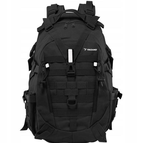 Survival rugzak - 50 x 30 x 22cm - MOLLE systeem - Zwart, Caravans en Kamperen, Kampeeraccessoires, Nieuw, Ophalen of Verzenden