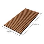 Akoestisch Wandpaneel Vang set van 12 mdf 8,64 m² teak, Doe-het-zelf en Verbouw, Verzenden, Nieuw