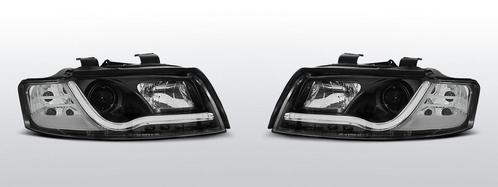 Koplampen Tube Light | Audi A4 B6 2000-2004 | zwart, Auto-onderdelen, Verlichting, Nieuw, Audi, Verzenden