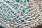 Filigraan design kom ABSTRACT BLAD 45cm zilver handgemaakt -, Huis en Inrichting, Woonaccessoires | Vazen, Ophalen of Verzenden