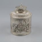 B.W. van Eldik Theebus Hollands - Doos - .833 zilver