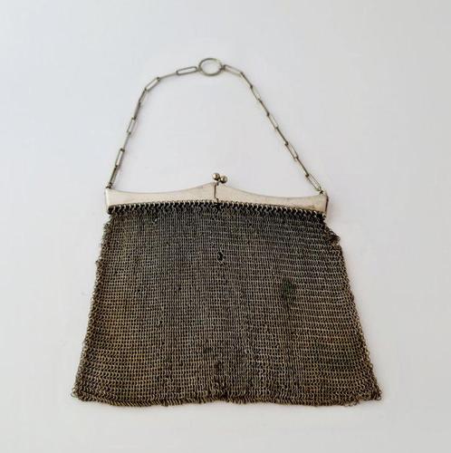 Other brand - Antique E.P.N.S Silver Plated Mesh Purse -, Antiek en Kunst, Kunst | Designobjecten