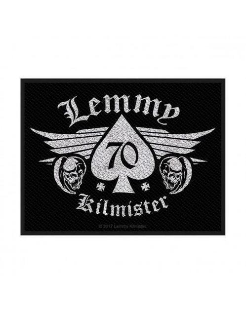 Lemmy Motörhead - 70 - patch officiële merchandise, Verzamelen, Muziek, Artiesten en Beroemdheden, Kleding, Nieuw, Ophalen of Verzenden