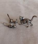 Miniatuur figuur - Gatto&topini - .925 zilver, Antiek en Kunst