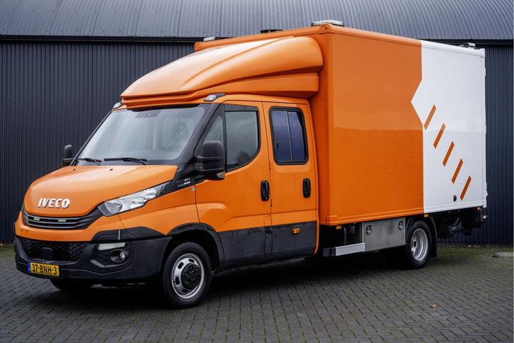 Iveco 50C18 3.0L | Bakwagen met laadklep | Climatic | Cruise, Auto's, Bestelauto's, Lease, Automaat, Iveco, Stof, Diesel, Euro 6