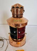 Navigation lamp - Glas, Koper, Messing, Antiek en Kunst