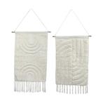 Wandkleed Boog relif off white klein set van 2, Huis en Inrichting, Woonaccessoires | Wanddecoraties, Verzenden, Nieuw