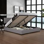 Tweepersoonsbed Juva met matras en opbergruimte 140x200 cm g, Verzenden, Nieuw