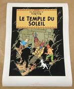 Tintin - Sérigraphie Escale - Le temple du soleil - 1 Giclée, Nieuw