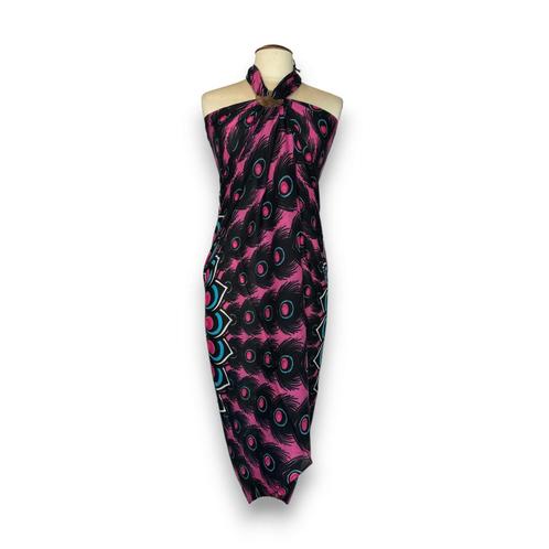 Sarong / pareo - Strandkleding wikkelrok - Pauwroze, Kleding | Dames, Badmode en Zwemkleding, Nieuw, Ophalen of Verzenden
