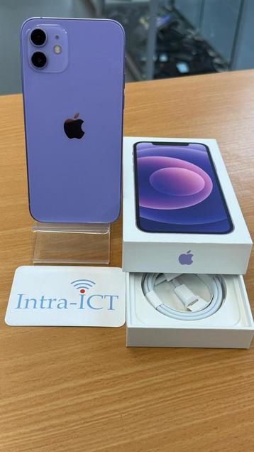 iPhone 12 – 128 GB – Paars – 100% batterijconditie! beschikbaar voor biedingen