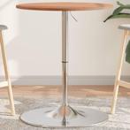 vidaXL Bartafel Ø 60x89,5 cm massief beukenhout, Huis en Inrichting, Tafels | Eettafels, Verzenden, Nieuw