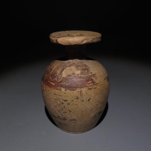 Oud-Grieks Keramiek Aryballos. 6e eeuw voor Christus. 8,6 cm, Verzamelen, Mineralen en Fossielen