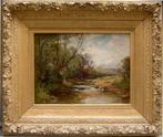 The Barbizon School (XIX) - Forest stream, Antiek en Kunst, Kunst | Schilderijen | Klassiek