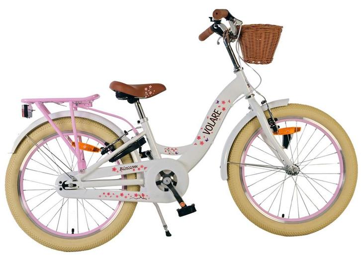 Volare Blossom Kinderfiets - Meisjes - 20 inch - Wit - Twee, Fietsen en Brommers, Fietsen | Meisjes, 20 inch, Nieuw, Verzenden