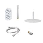 Sani Royal Inbouw Regendouche Chroom messing Rond, Doe-het-zelf en Verbouw, Sanitair, Nieuw