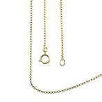 Gouden Venetiaanse schakel ketting, Ophalen of Verzenden, Gebruikt, Overige kleuren, Goud