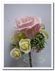 Corsage Roos Softrose CPR113 Maatwerk corsage, Hobby en Vrije tijd, Knutselen, Nieuw, Ophalen of Verzenden