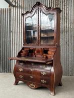 Bureau - Schrijfkabinet, bureau met opstand, buro, desk -, Antiek en Kunst