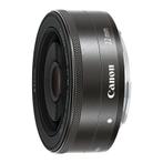 Canon EF-M 22mm f/2.0 STM Zwart objectief - Tweedehands, Verzenden, Gebruikt, Groothoeklens