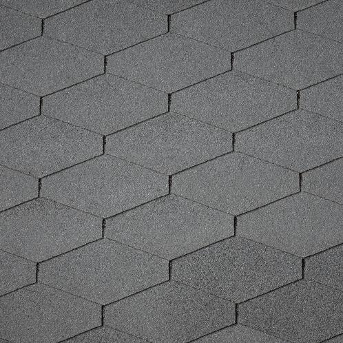 IKO shingle Monarch-Diamant Slate Grey (31) - 2,46 m2, Doe-het-zelf en Verbouw, Overige Doe-het-zelf en Verbouw, Ophalen of Verzenden