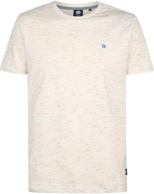 Petrol T-Shirt Sandstone Melange Ecru maat 3XL Heren, Kleding | Heren, T-shirts, Beige, Nieuw, Overige maten, Verzenden