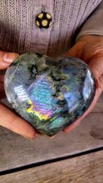 labradoriet Hart Opal - Roze - Goud - Turkoois kleuren -, Nieuw