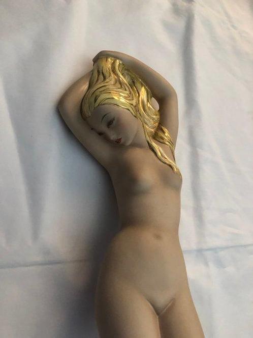 C.I.A. Manna Torino - Beeldje - Statuina ceramica di donna, Antiek en Kunst, Antiek | Glas en Kristal