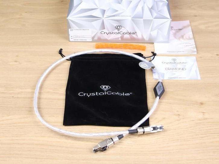 Crystal Cable Ultra2 Diamond Network highend audio ethernet, Audio, Tv en Foto, Audiokabels en Televisiekabels, Overige kabels