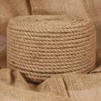 vidaXL Touw 25 m lang 10 mm dik jute, Verzenden, Nieuw