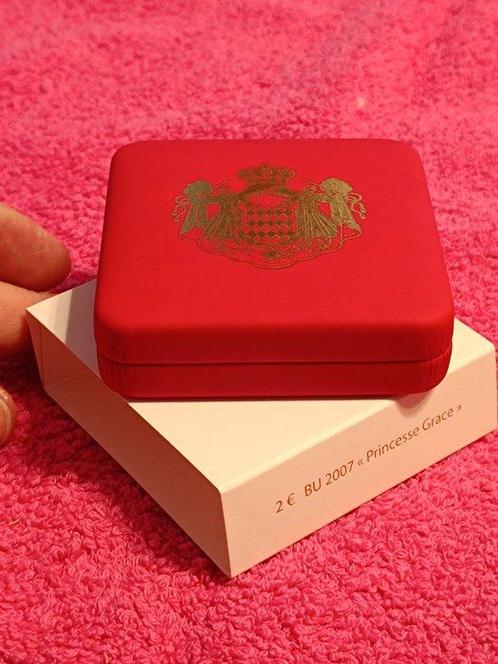 Monaco. Accessories 2007 Grace Kelly - SOLO scatolina e, Postzegels en Munten, Munten | Europa | Euromunten