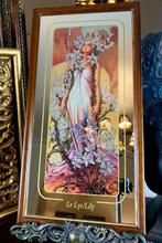 Alphonse Mucha (after) - Wandspiegel- Le Lys (1898), De, Antiek en Kunst