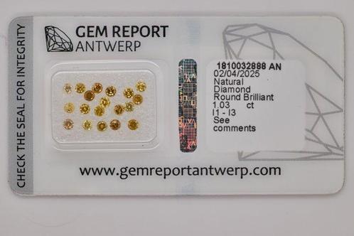 Zonder Minimumprijs - 19 pcs Diamant (Natuurlijk) - 1.03 ct, Sieraden, Tassen en Uiterlijk, Edelstenen