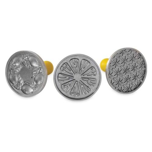 Nordic Ware Koekjesstempel Citrus Set/3, Hobby en Vrije tijd, Taarten en Cupcakes maken, Nieuw, Verzenden