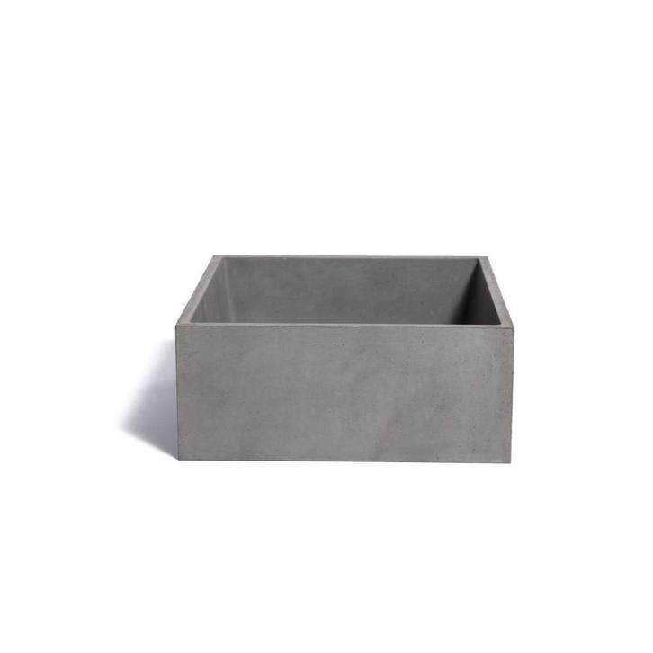 Opzet Wastafel  Immissio Beton 39x39x16 cm ( 6 Kleuren), Doe-het-zelf en Verbouw, Sanitair, Ophalen of Verzenden