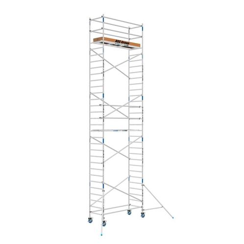 ASC rolsteiger 90 x 10.2 mtr werkhoogte, Doe-het-zelf en Verbouw, Steigers, Rolsteiger of Kamersteiger, Nieuw, 5 meter of hoger