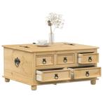 vidaXL Opbergbox Corona 90x78x45 cm massief grenenhout, Verzenden, Nieuw