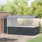 vidaXL Vogelkooi Antraciet 215x78x200 cm Gegalvaniseerd, Verzenden, Nieuw