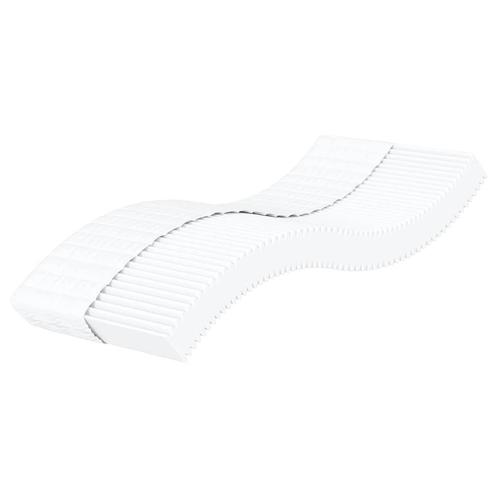 vidaXL Schuimmatras hardheid H2 H3 100x210 cm wit, Huis en Inrichting, Slaapkamer | Matrassen en Bedbodems, Nieuw, Verzenden