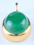 Hanger - 18 karaat Geel goud - 3.50ct. tw. Smaragd
