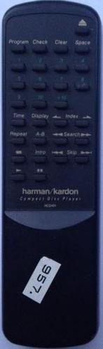 Afstandsbediening harman kardon compact disc player RCD101, Gebruikt, Ophalen of Verzenden, Origineel