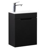 Toiletmeubel Thermis 40 x 22 cm Mat Zwart Fonteinmeubel, Verzenden, Nieuw