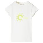 vidaXL Kindershirt 104 ecru, Verzenden, Nieuw