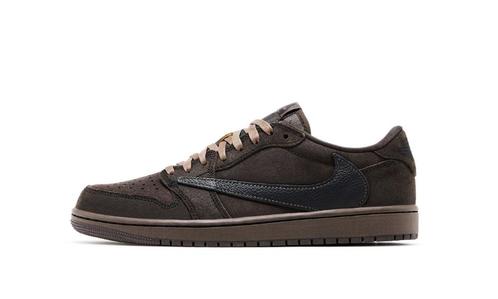 Jordan 1 Travis Scot Velvet Brown, Kleding | Dames, Schoenen, Nieuw, Sneakers of Gympen, Ophalen of Verzenden