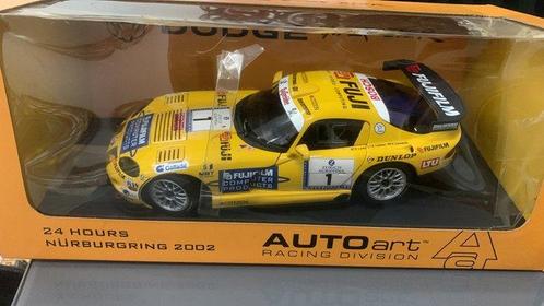 Autoart 1:18 - Modelauto - Dodge Viper GTS-R, Hobby en Vrije tijd, Modelauto's | 1:5 tot 1:12