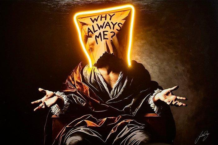 LEDMansion - Burden Of Existence V.1. | Led Wall Art, Antiek en Kunst, Kunst | Designobjecten