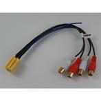 Mini ISO 6-pins naar 2x Tulp stereo adapter kabel, Auto diversen, Auto-accessoires, Nieuw, Ophalen of Verzenden