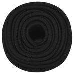 Werktouw 12 mm 250 m polyester zwart (Gereedschap), Nieuw, Verzenden